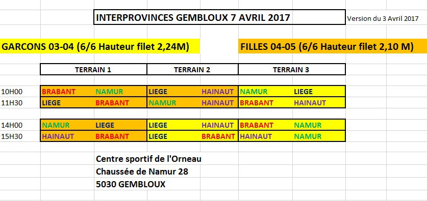 Jeunes Calendrier